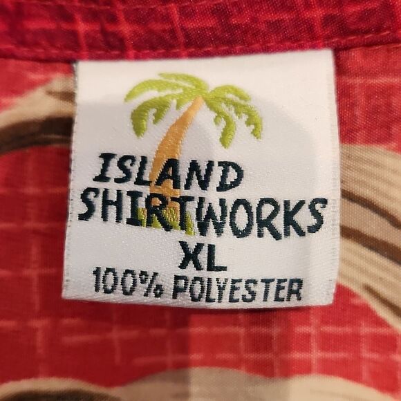 Island Shirtworks XL Hawaiian Button Up Top - Picture 5 of 7